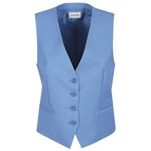 Parosh Cerulean Blue Tailored Vest - NWT